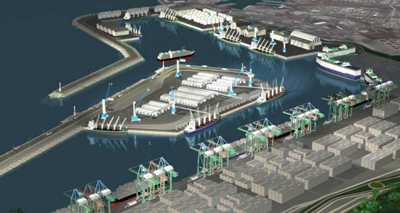Con la ampliación del puerto de Veracruz en la zona norte T21 se incrementará su capacidad 6 veces más de la actual 
y se generarán 1,400 empleos.