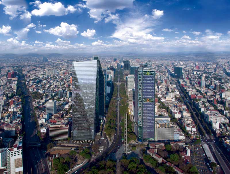 Bovis ha participado en la construcción de Torre Mayor, Torre Reforma y actualmente en Chapultepec Uno.