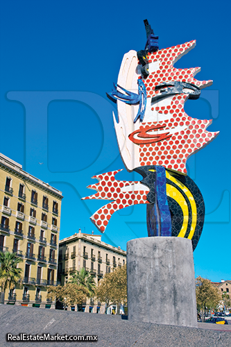 Barcelona's Head · Roy Lichtenstein
