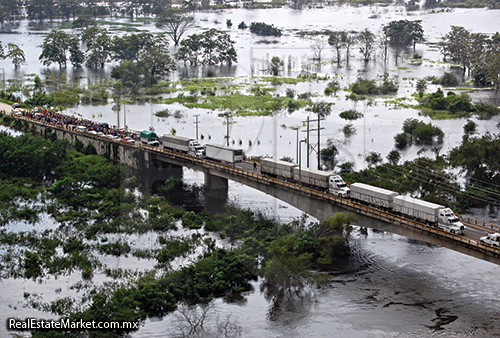 Las inundaciones en el estado de Tabasco afectaron 458 localidades en 11 municipios durante 2010