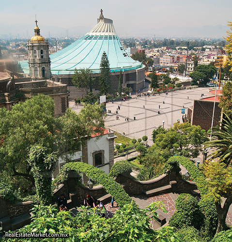 Vista de la Basílica desde el Tepeyac
