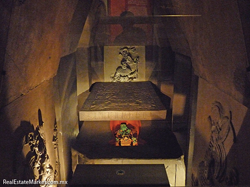 Mausoleo de Pakal el Grande descubierto en 1949, por el arqueólogo Alberto Ruz Lhuillier