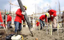 Construcción se contrae 2.3% en febrero