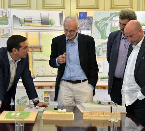 Renzo Piano presenta avances de proyecto de salud en Grecia