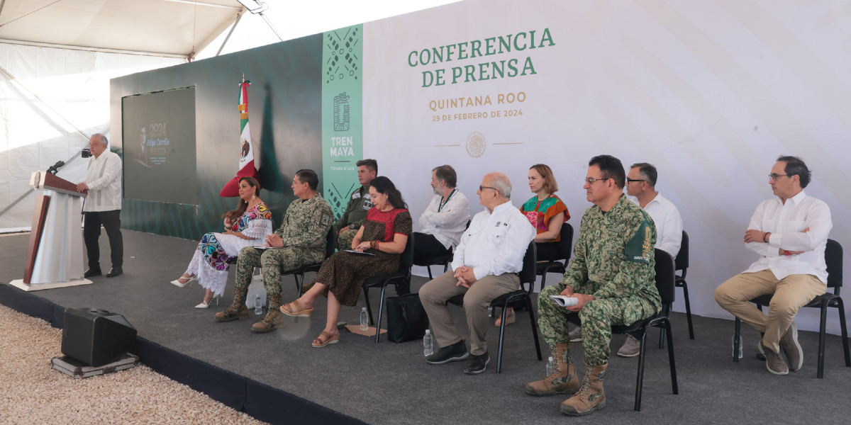 Inauguran Tramo 5 Norte del Tren Maya en Cancún