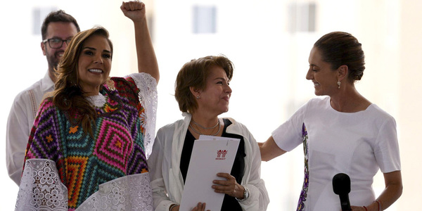 Avanza 90% la meta anual de Vivienda; Sheinbaum entrega casas en Q.Roo