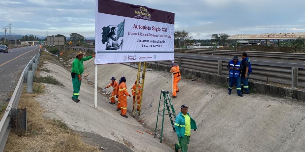 SICT invertirá 24.8 mil millones de pesos en carreteras de Michoacán