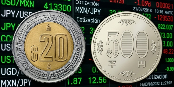 Fortaleza del yen presiona al peso, pero se mantiene cerca de su mínimo anual