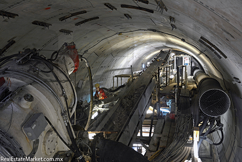 Túnel Emisor Oriente, su construcción espera concluirse en 2016.