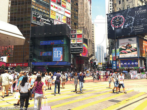 Causeway Bay en Hong Kong y Pitt Street Mall en Sídney forman parte de las 10 calles mejor cotizadas.