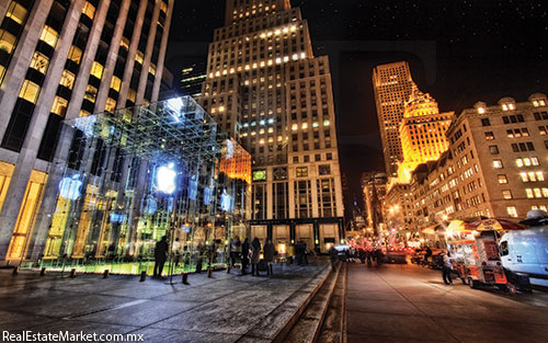 Tienda de Apple en la 5th Avenue en Nueva York.