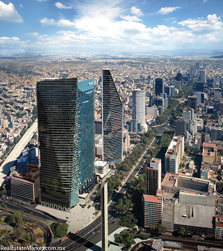El proyecto Chapultepec Uno, incluye una de las torres<br />más altas de la Ciudad de México.