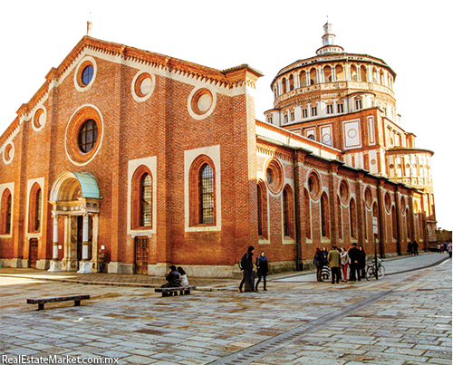 Iglesia de Santa Maria delle Grazie<br />Estilo: Renacentista gótica<br />Construcción: <br />1463 - 1482.