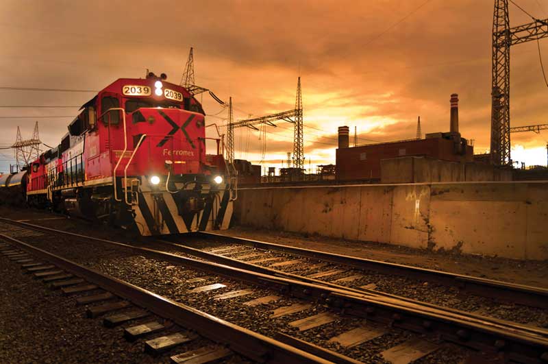 El transporte ferroviario de carga acumuló inversiones por 
1,127 millones de pesos.