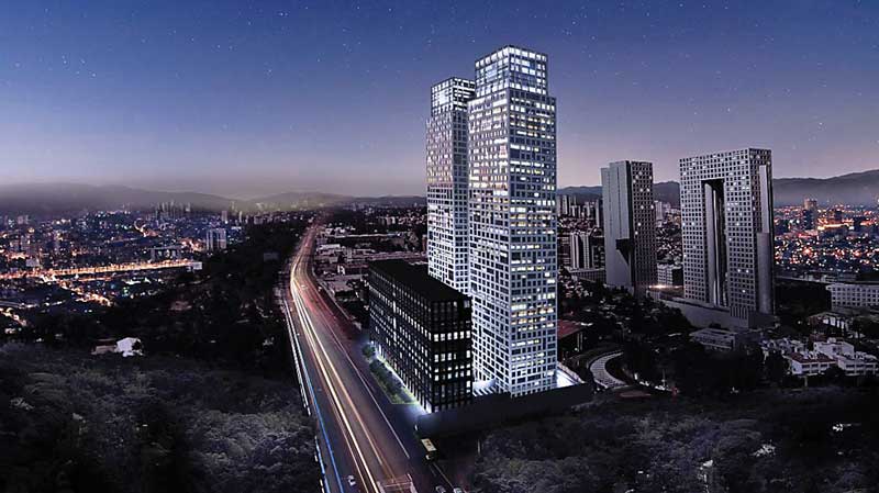 Residencial Agwa Bosques cuenta con dos torres de 45 niveles que estará en Bosques de las Lomas.