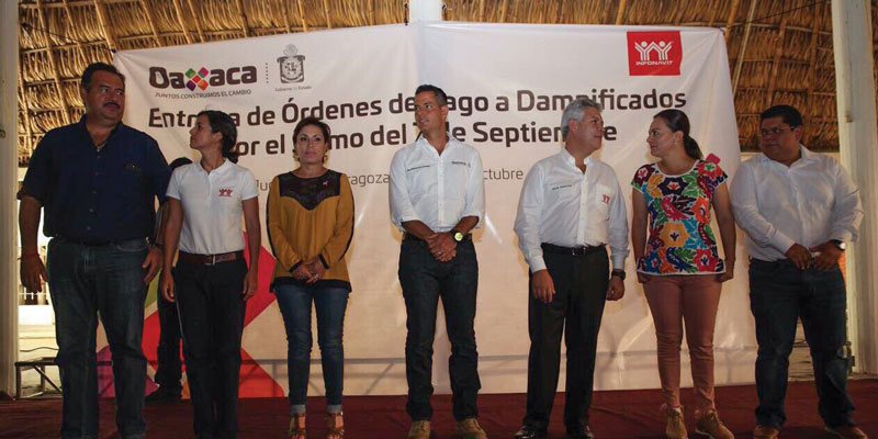 Real Estate,Infonavit entrega 90 mdp por seguro de daños en Oaxaca.