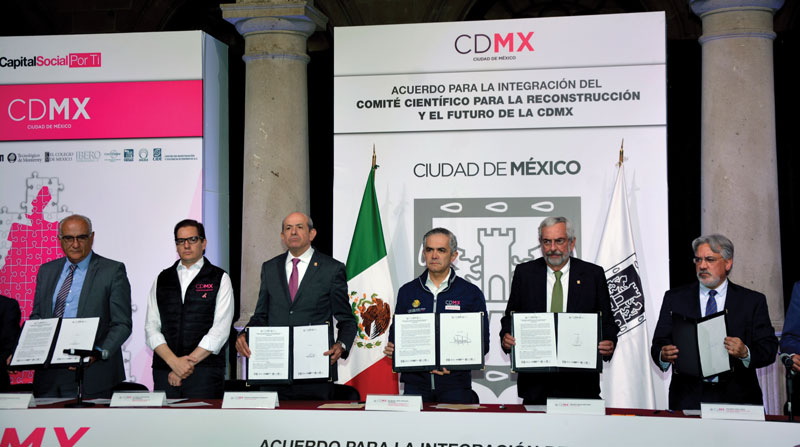 Real Estate,Creación del Consejo Científico para la reconstrucción de CDMX.