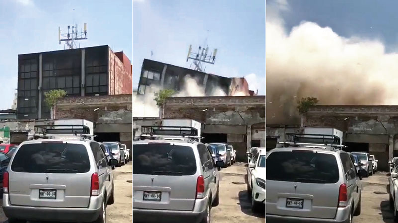 Real Estate,Así se desplomaron algunos edificios tras el potente terremoto en México.