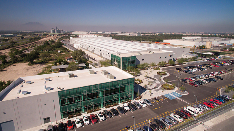 Real Estate Market, Monterrey, En Nuevo León, la firma tiene cuatro parques industriales y siete ubicaciones.