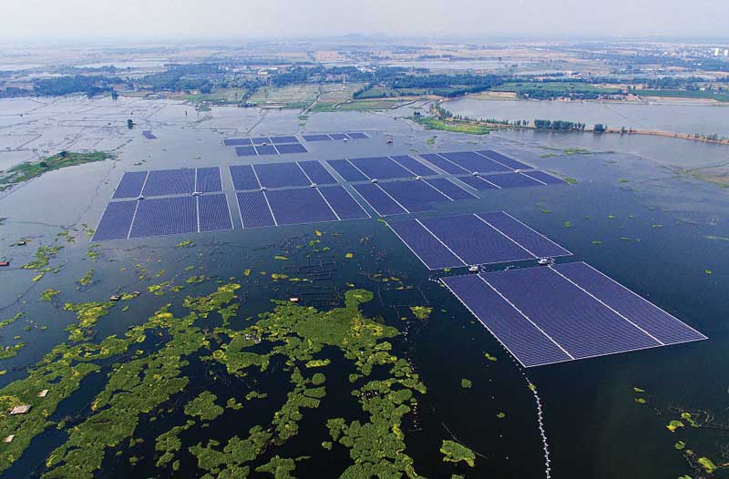 Real Estate,Real Estate Market &amp;Lifestyle,Real Estate México,Infraestructura 2020,Infraestructura,Energía fotovoltaica en presas, desaprovechada, Planta fotovoltaica flotante en la ciudad de Huainan.