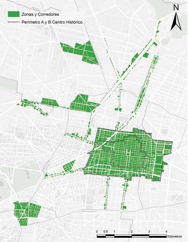 Real Estate,Real Estate Market &amp;amp; Lifestyle,Real Estate México,Ciudad de México,Claudia Sheinbaum,Nuevos corredores inmobiliarios, Mapa de zonas y corredores del Programa Regeneración Urbana y Vivienda Incluyente.