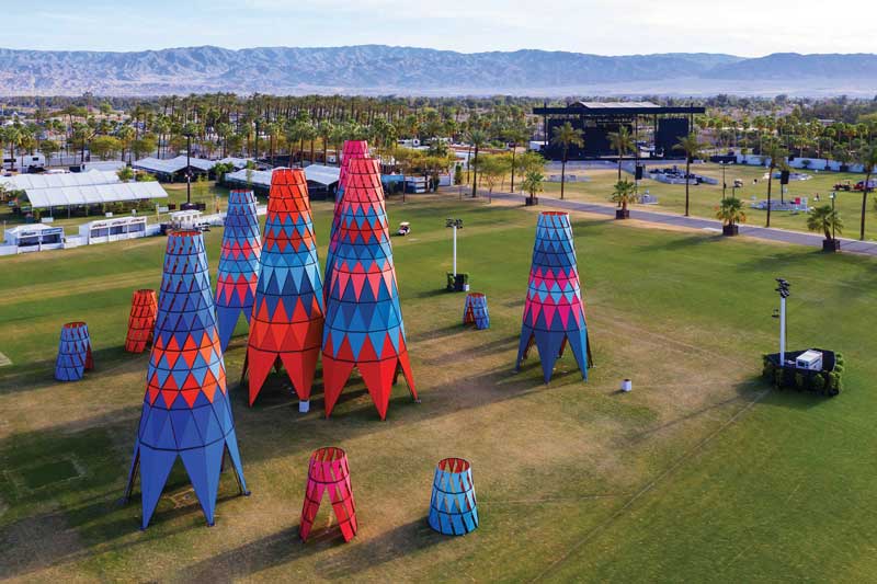 Real Estate Market &amp; Lifestyle,Real Estate,Real Estate México,The Art of Living,Cero5Cien,Premio Pritzker de arquitectura 2022,Diébédo Francis Kéré, Instalación Sarbalé Ke en Festival de Música y Artes de Coachella Valley 2019.