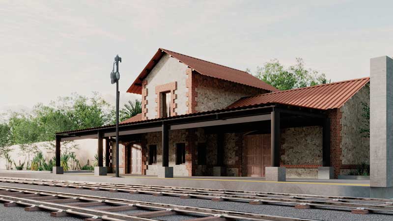 Real Estate,Real Estate Market and Lifestyle,Real Estate Market &amp; Lifestyle,CIIT,Proistmo,Corredor Interoceánico del Istmo de Tehuantepec,México en el centro del mundo, Restored historic station.