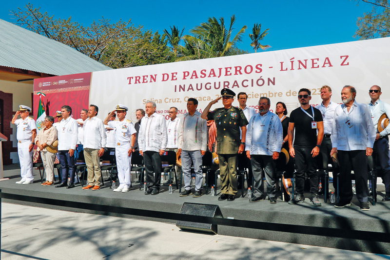 Real Estate,Real Estate Market and Lifestyle,Real Estate Market &amp;amp; Lifestyle,CIIT,Proistmo,Corredor Interoceánico del Istmo de Tehuantepec,México en el centro del mundo, El presidente Andrés Manuel López Obrador encabezó la inauguración de la Línea Z del Tren Interoceánico en Salina Cruz, Oaxaca, el 22 de diciembre de 2023.