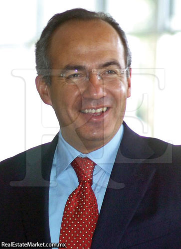 Felipe Calderón Hinojosa, presidente de la Republica