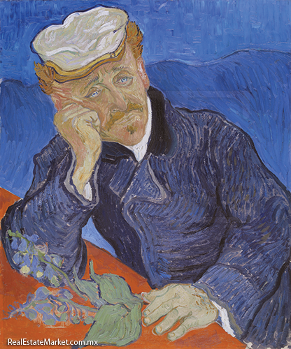 “Retrato del Dr. Gachet”, de Van Gogh. Se cree fue incinerado junto con su último propietario