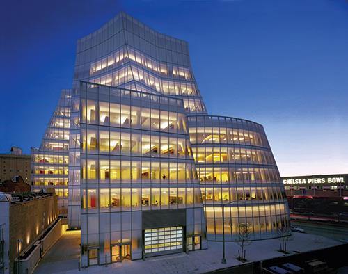 El edificio IAC en Nueva York