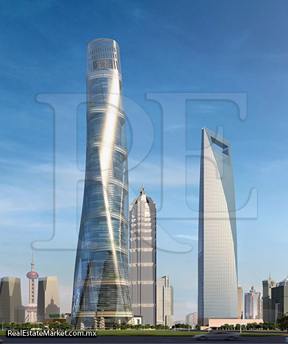 Shangai Tower sobrepasará a su vecino Park Shanghai.