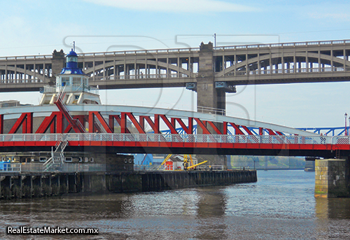 The bridges of Newcastle, Inglaterra.