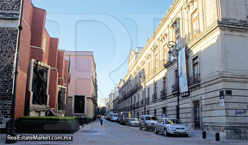 Calles restauradas del Centro Historico.