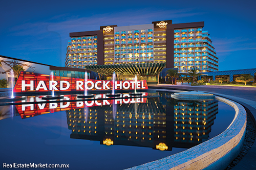 Hard Rock Hotel Riviera Maya cuya inversión fue de 5,000 a 6,000 dólares por habitación, cuenta con 1,200 cuartos