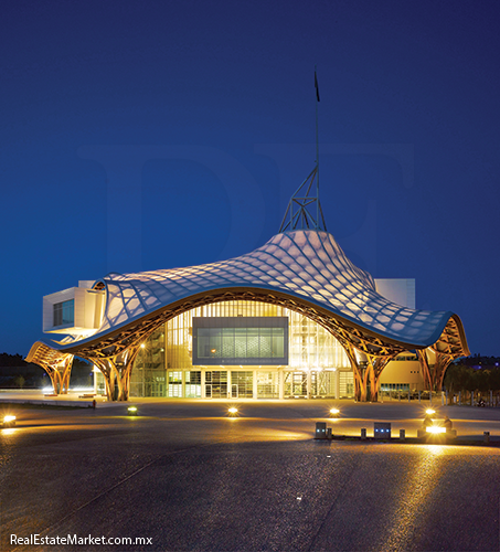 Centro Pompidou-Metz mide 5,000 m2 aproximadamente