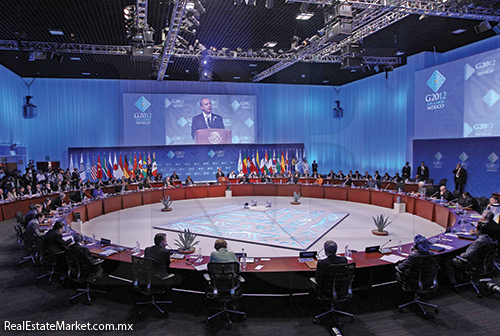 Sesión de trabajo en la Cumbre de Líderes del G20