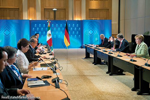 Se reúne el Presidente Calderón con la Canciller Aleman, Angela Merkel