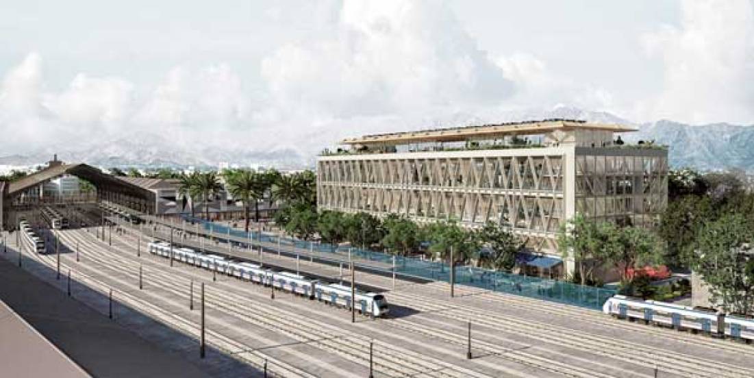 Así será el nuevo edificio de la empresa EFE trenes de Chile