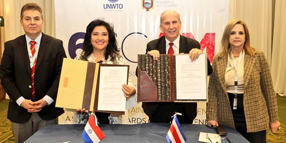 Costa Rica y Paraguay cooperarán para fortalecer su turismo