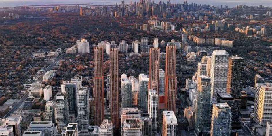 Rafael Viñoly Architects diseña cuatro rascacielos en Toronto