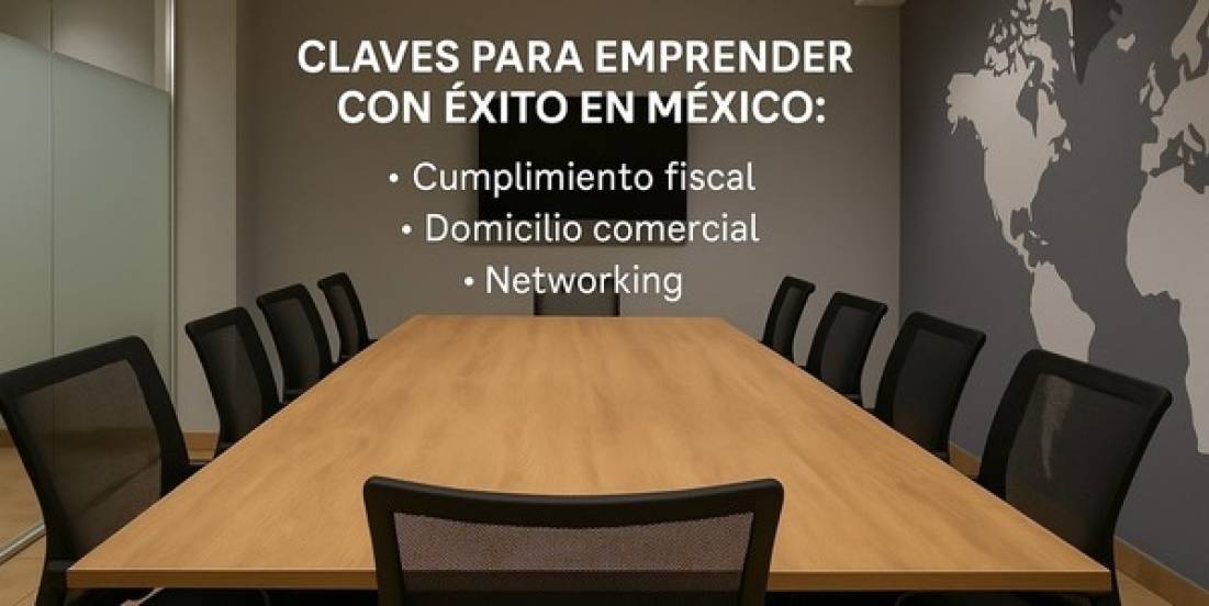 Claves para emprender con éxito en México: fiscalidad, domicilio y networking