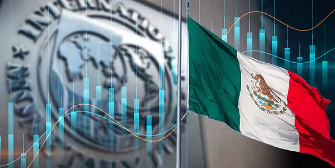 FMI prevé recesión en México pero Sheinbaum lo descarta