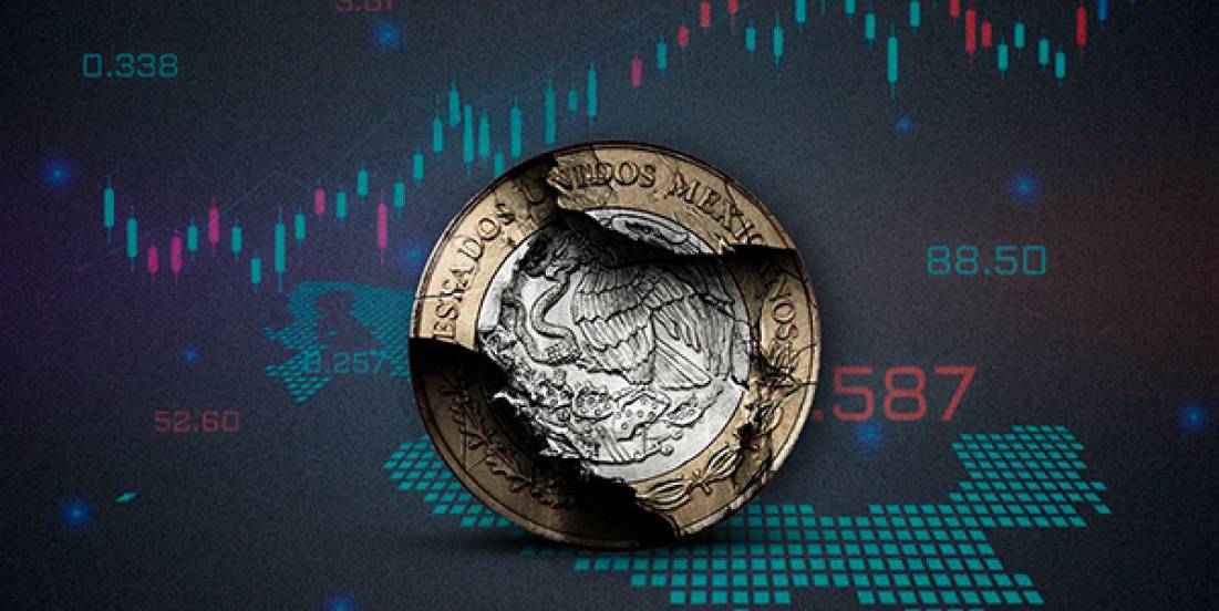 Peso con nuevo mínimo del año pese a tensión comercial y alerta económica local