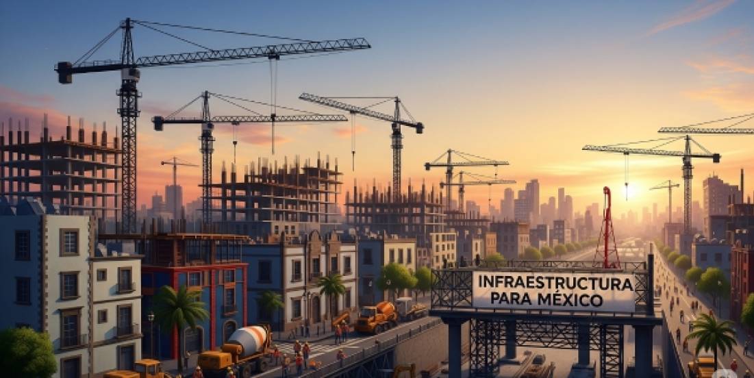 Construcción en México cerrará 2025 con caída de 1.5% pese a impulso privado