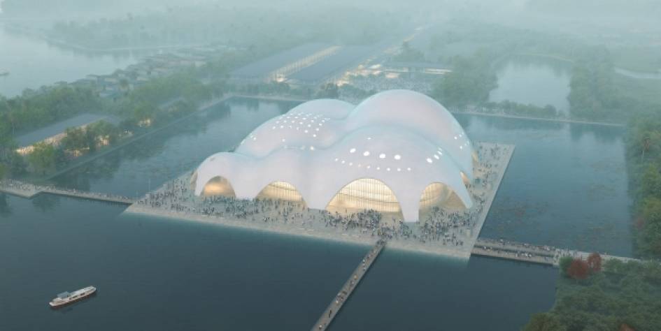 Renzo Piano diseña la Ópera Isola Della Musica en Hanoi