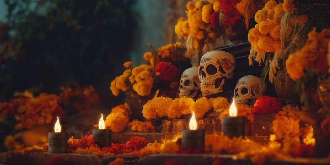 Entre sombras y recuerdos: la magia de iluminar el Día de Muertos
