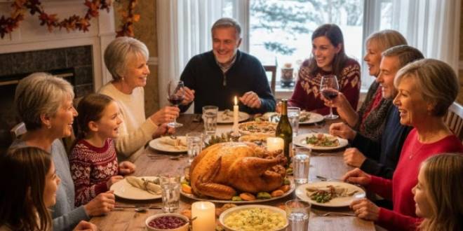 La cena de Acción de Gracias se convierte en factor clave al comprar casa en EU