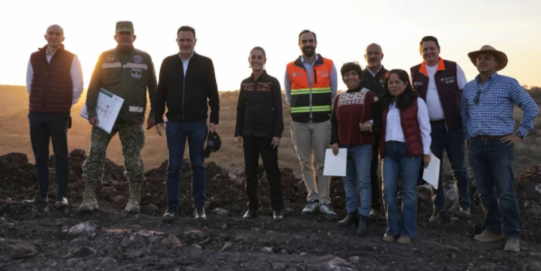 Presidenta Sheinbaum supervisa avance del Tren México–Querétaro