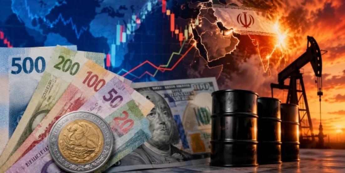 Guerra e inflación en EU presionan al peso y elevan volatilidad global